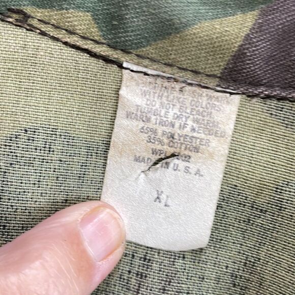 VINTAGE LIBERTY SHACKET IN GREEN CAMOUFLAGE - Picture 5 of 8